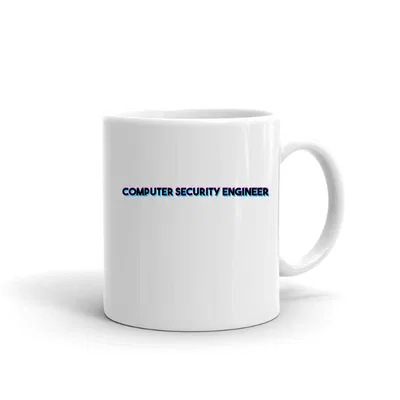 Tri Color Computer Security Engineer mug preview