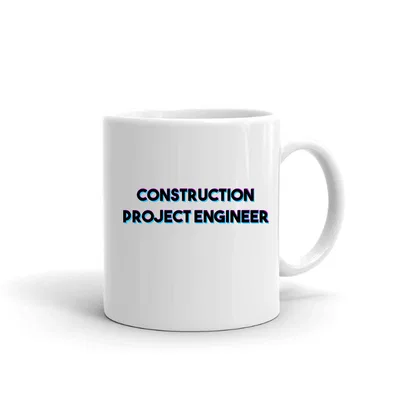 Tri Color Construction Project Engineer mug preview