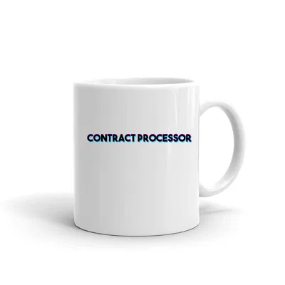 Tri Color Contract Processor mug preview