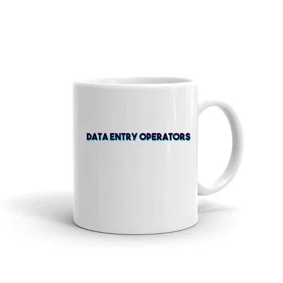 Tri Color Data Entry Operators mug preview