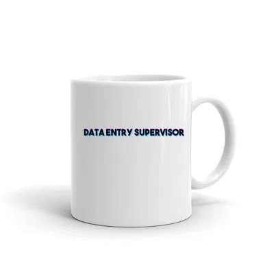 Tri Color Data Entry Supervisor mug preview