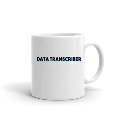 Tri Color Data Transcriber mug preview