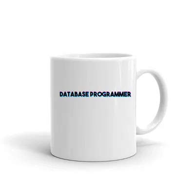 Tri Color Database Programmer mug preview