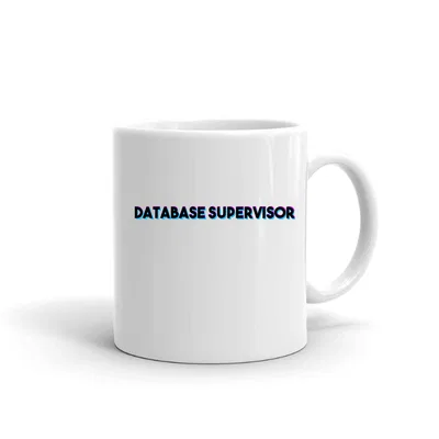 Tri Color Database Supervisor mug preview