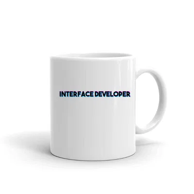 Tri Color Interface Developer mug preview