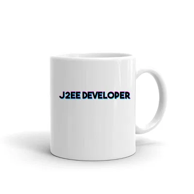 Tri Color J2ee Developer mug preview