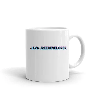 Tri Color Java J2ee Developer mug preview