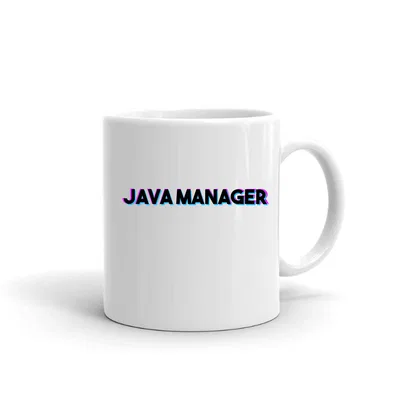 Tri Color Java Manager mug preview