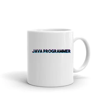 Tri Color Java Programmer mug preview