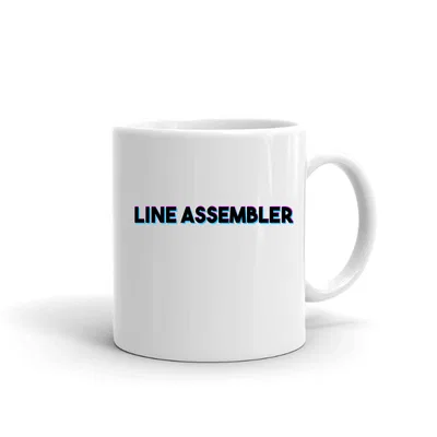 Tri Color Line Assembler mug preview