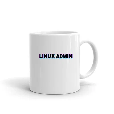 Tri Color Linux Admin mug preview