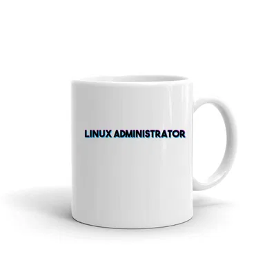 Tri Color Linux Administrator mug preview