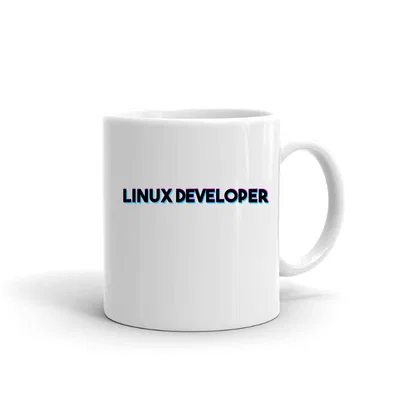 Tri Color Linux Developer mug preview