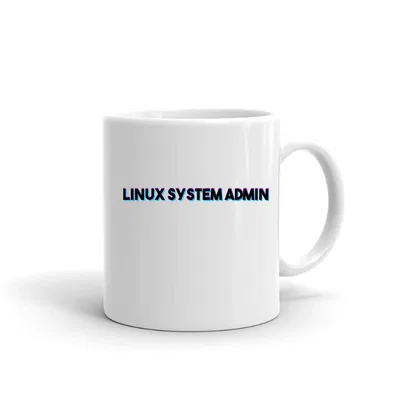 Tri Color Linux System Admin mug preview