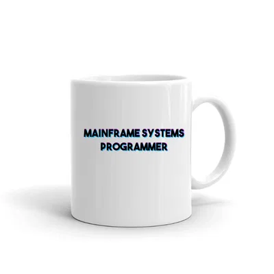 Tri Color Mainframe Systems Programmer mug preview