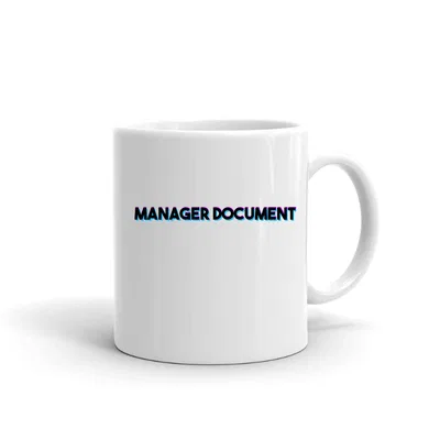 Tri Color Manager Document mug preview