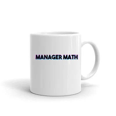 Tri Color Manager Math mug preview