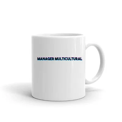 Tri Color Manager Multicultural mug preview