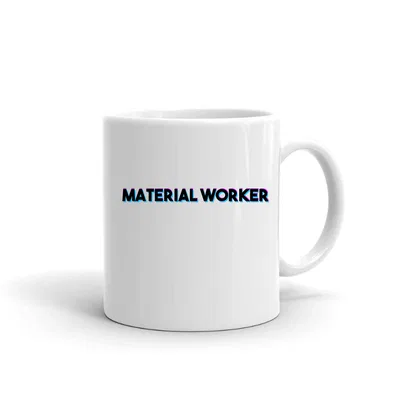 Tri Color Material Worker mug preview