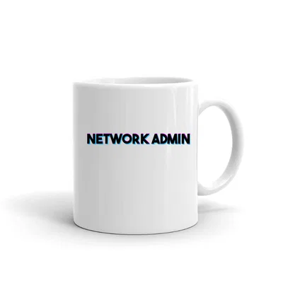 Tri Color Network Admin mug preview