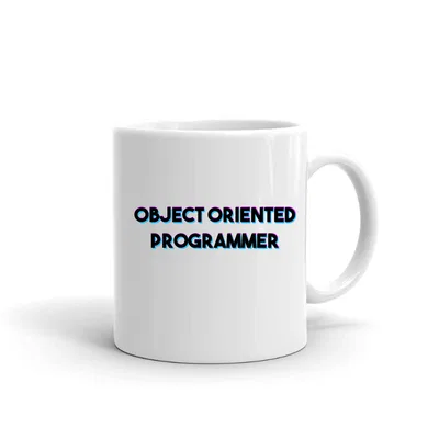 Tri Color Object Oriented Programmer mug preview