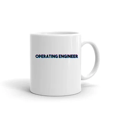 Tri Color Operating Engineer mug preview