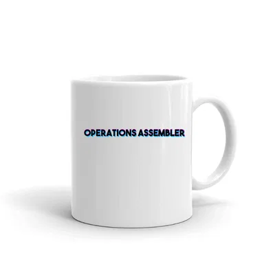 Tri Color Operations Assembler mug preview