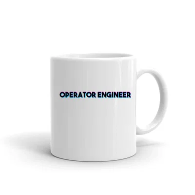 Tri Color Operator Engineer mug preview