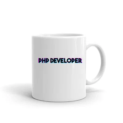 Tri Color Php Developer mug preview