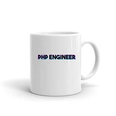 Tri Color Php Engineer mug preview