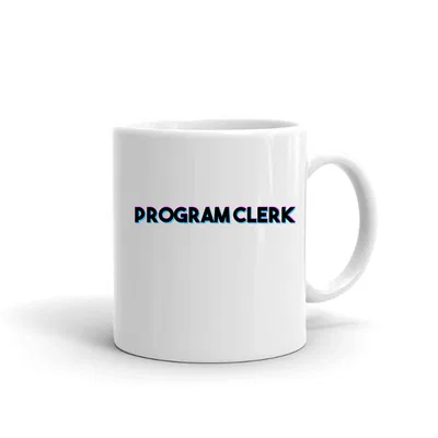 Tri Color Program Clerk mug preview