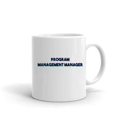 Tri Color Program Management Manager mug preview