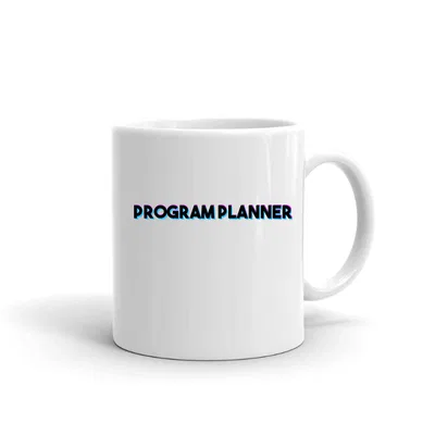 Tri Color Program Planner mug preview