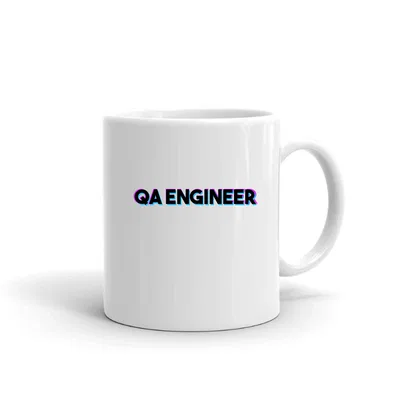 Tri Color Qa Engineer mug preview