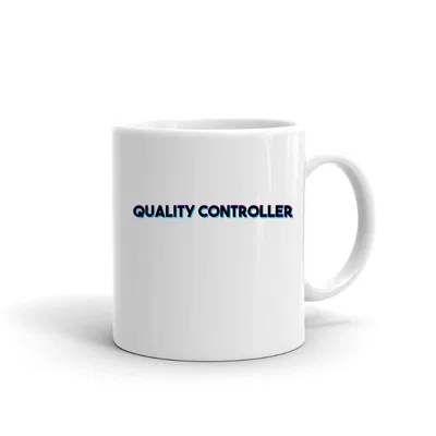 Tri Color Quality Controller mug preview