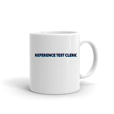 Tri Color Reference Test Clerk mug preview