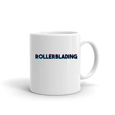 Tri Color Rollerblading mug preview