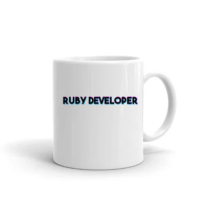 Tri Color Ruby Developer mug preview