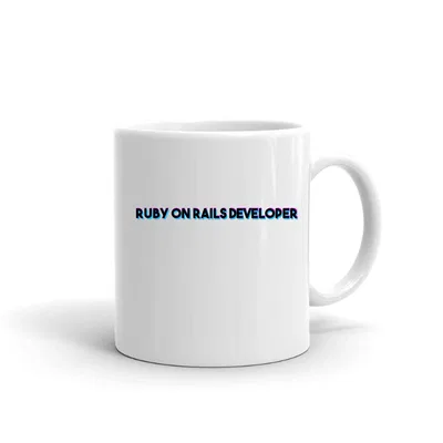 Tri Color Ruby On Rails Developer mug preview