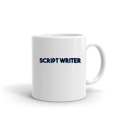 Tri Color Script Writer mug preview