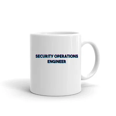 Tri Color Security Operations Engineer mug preview
