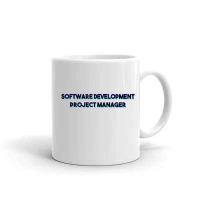 Tri Color Software Development Project Manager mug preview