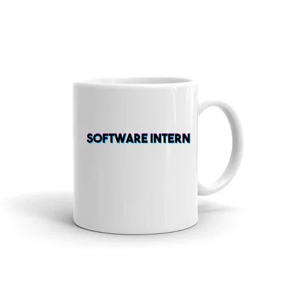 Tri Color Software Intern mug preview