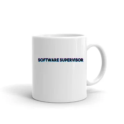 Tri Color Software Supervisor mug preview