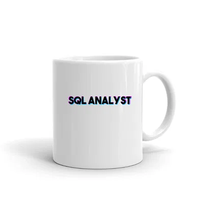 Tri Color Sql Analyst mug preview