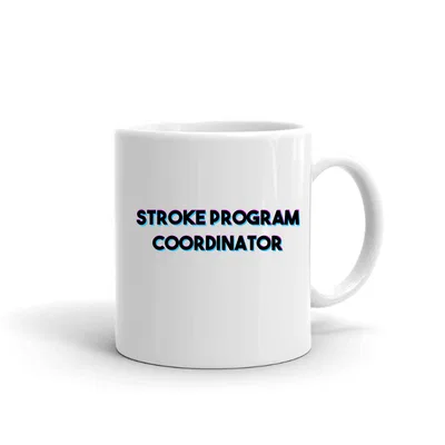 Tri Color Stroke Program Coordinator mug preview