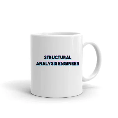 Tri Color Structural Analysis Engineer mug preview