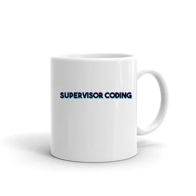 Tri Color Supervisor Coding mug preview