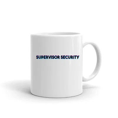 Tri Color Supervisor Security mug preview