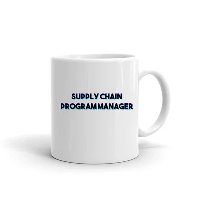 Tri Color Supply Chain Program Manager mug preview